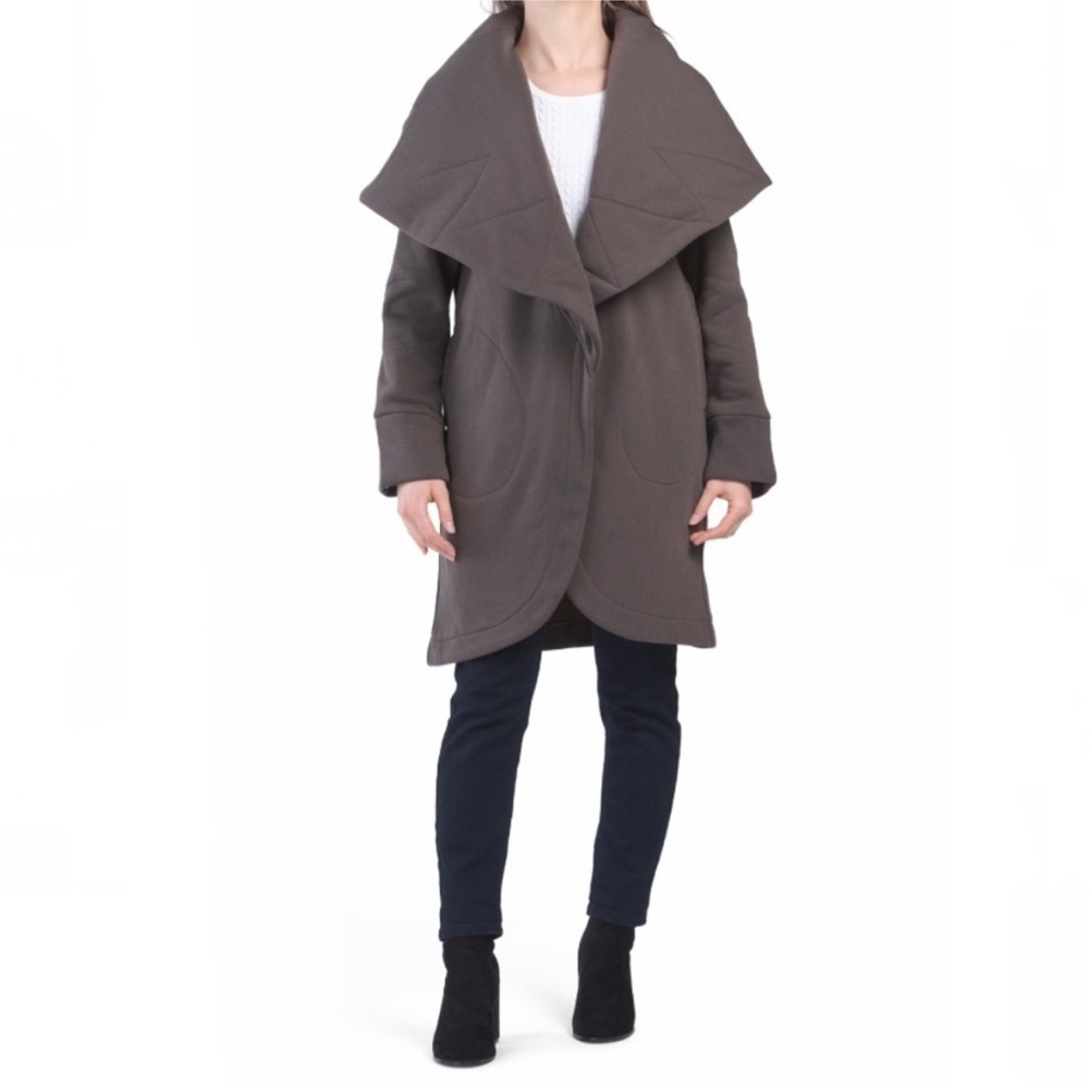 Bagatelle Shawl Collar Coat Knit Draped
Blazer Jacket No Buttons Quilted sz M/L